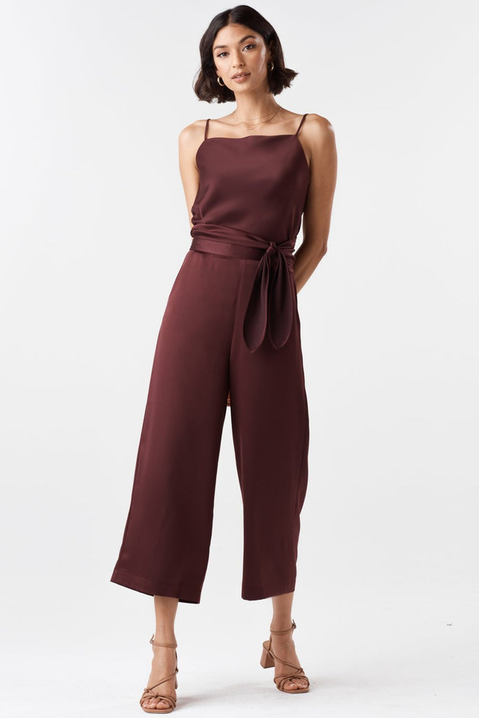 VETTA The Satin Cape Jumpsuit capsule wardrobe