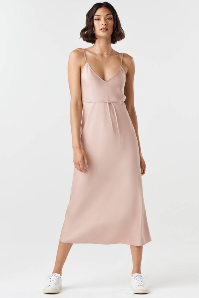 VETTA The Satin Slip Dress capsule wardrobe