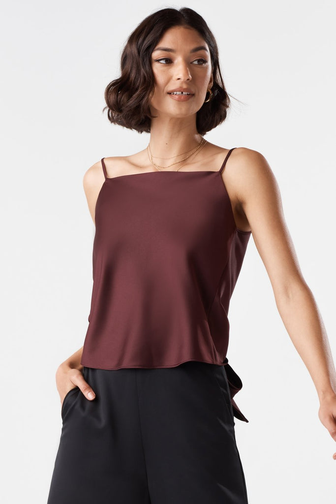 VETTA The Satin Wrap Tank capsule wardrobe