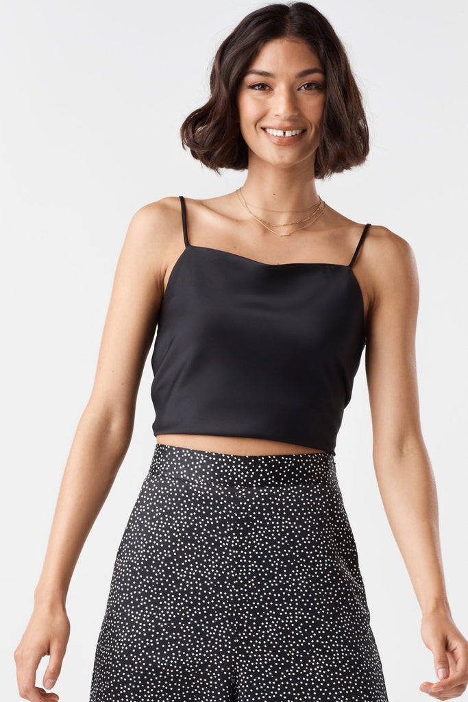 VETTA The Satin Wrap Tank capsule wardrobe