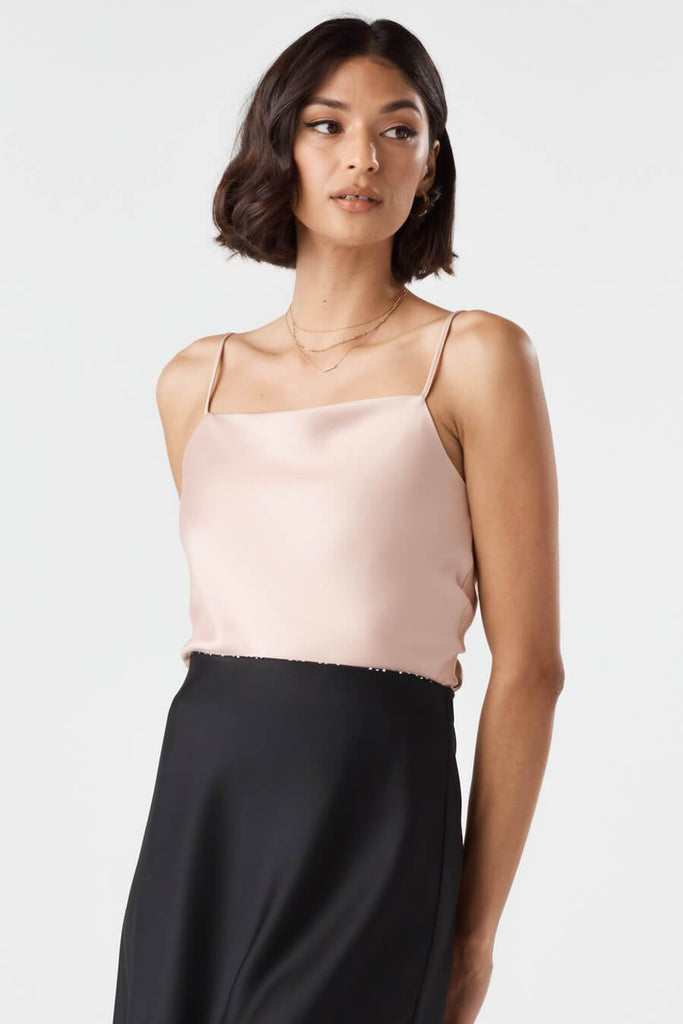 VETTA The Satin Wrap Tank capsule wardrobe