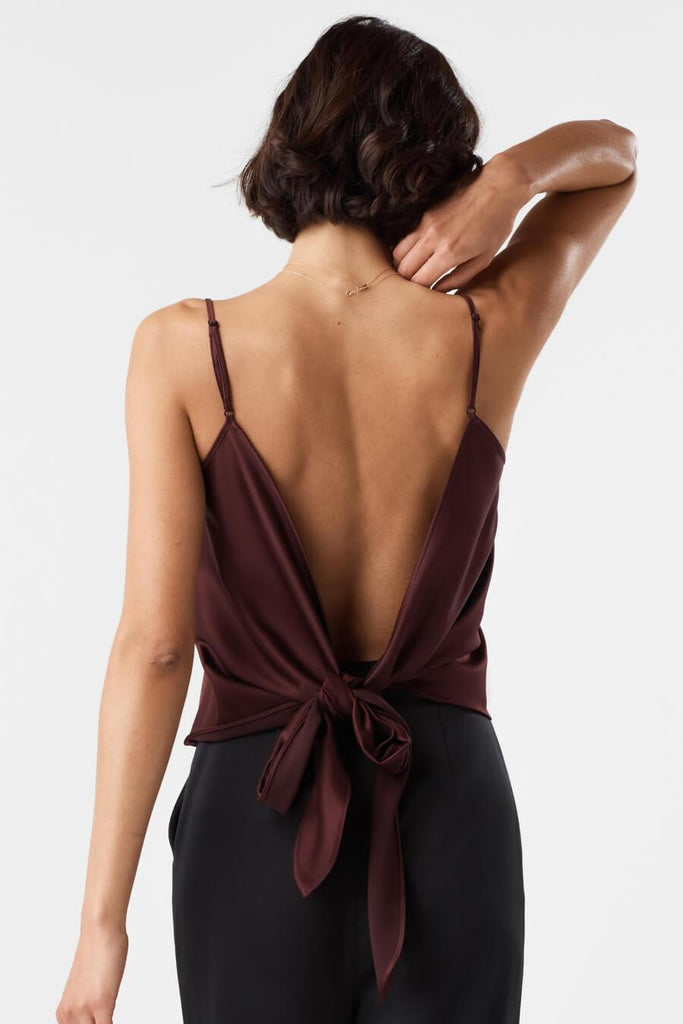 VETTA The Satin Wrap Tank capsule wardrobe