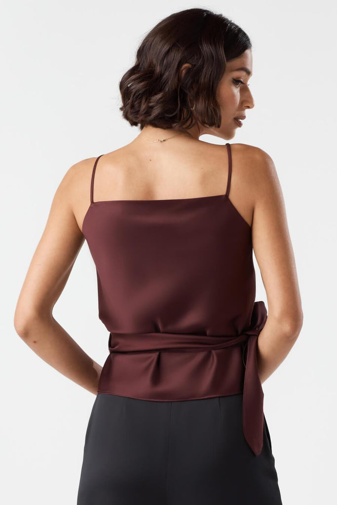 VETTA The Satin Wrap Tank capsule wardrobe
