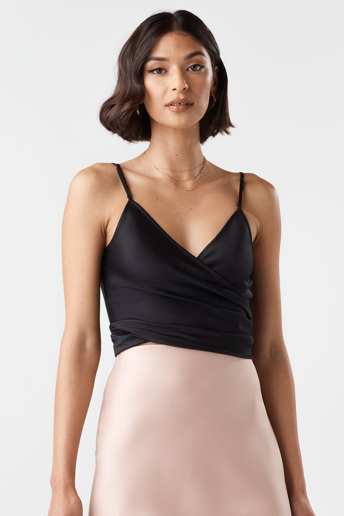 VETTA The Satin Wrap Tank capsule wardrobe