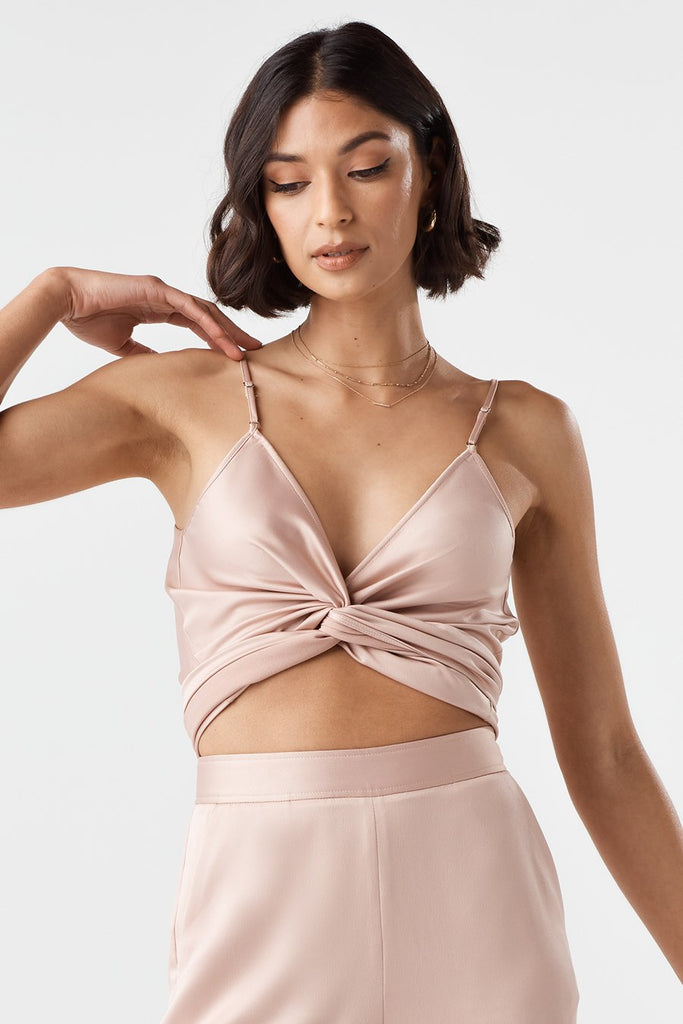 VETTA The Satin Wrap Tank capsule wardrobe