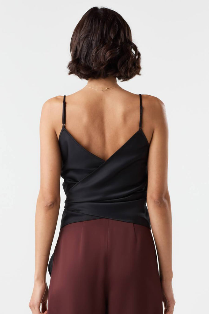 VETTA The Satin Wrap Tank capsule wardrobe