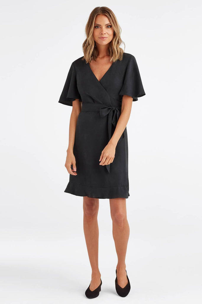 VETTA The Tiered Wrap Dress capsule wardrobe