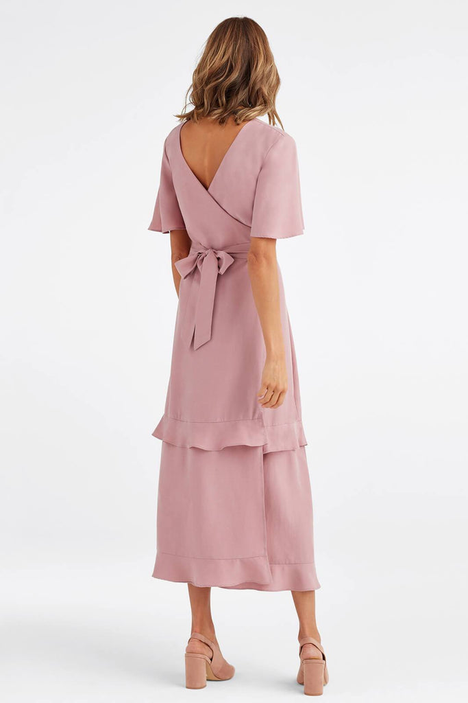 VETTA The Tiered Wrap Dress capsule wardrobe