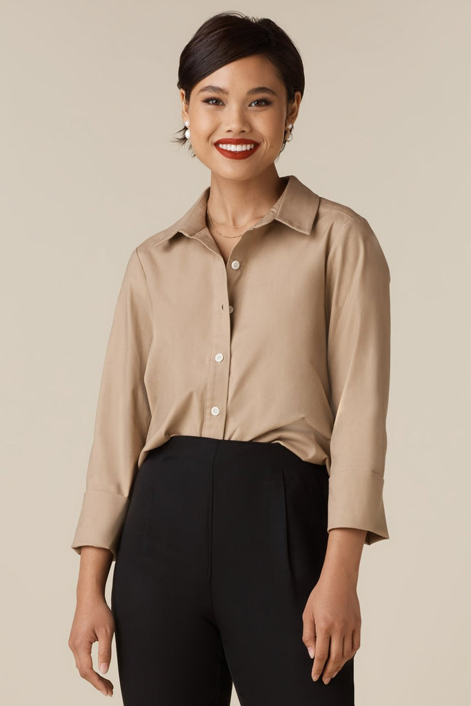 VETTA The Two Piece Wrap Shirt Dress capsule wardrobe